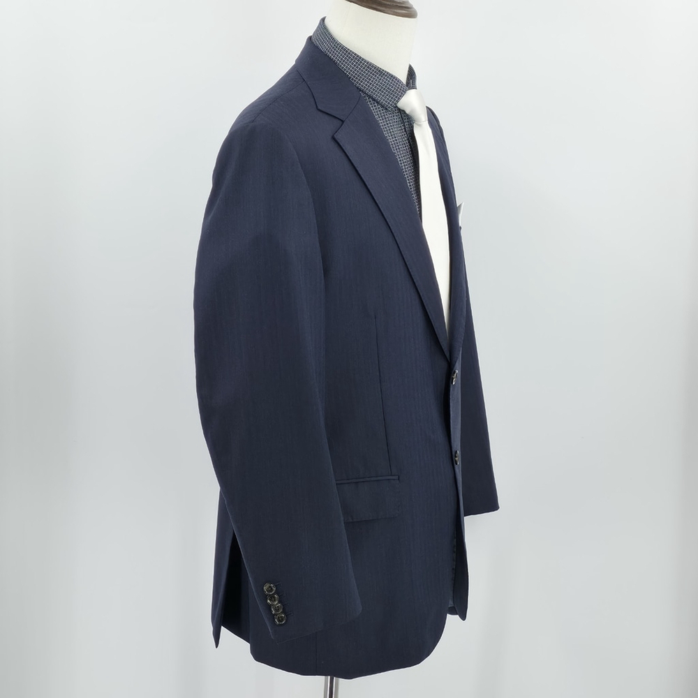 Suitsupply 112 AB10 Navy Wool Blazer 46R | Vitale Barberis Canonico Italy 110s - Picture 6 of 16